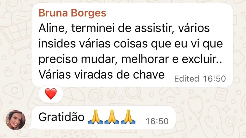 Depoimento WhatsApp